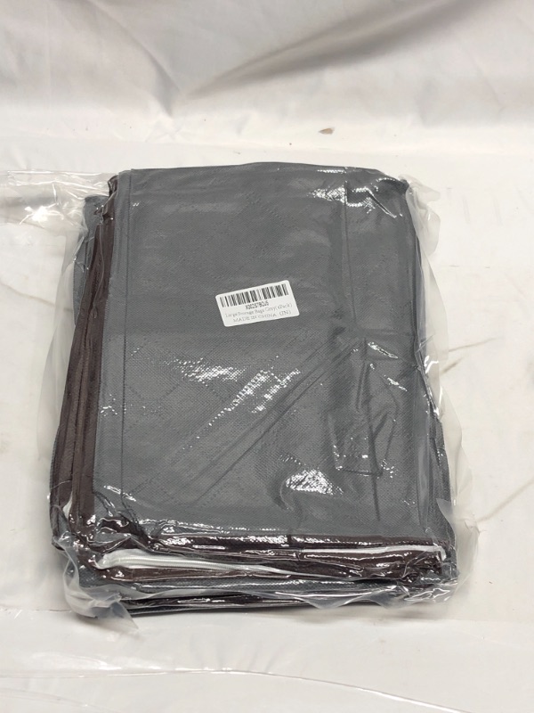 Photo 1 of 4 PACK LARGE GREY STORAGE BAGS 