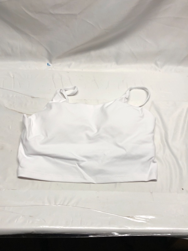 Photo 1 of WOMENS WHITE SPORTS TANK TOP SIZE MEDIUM