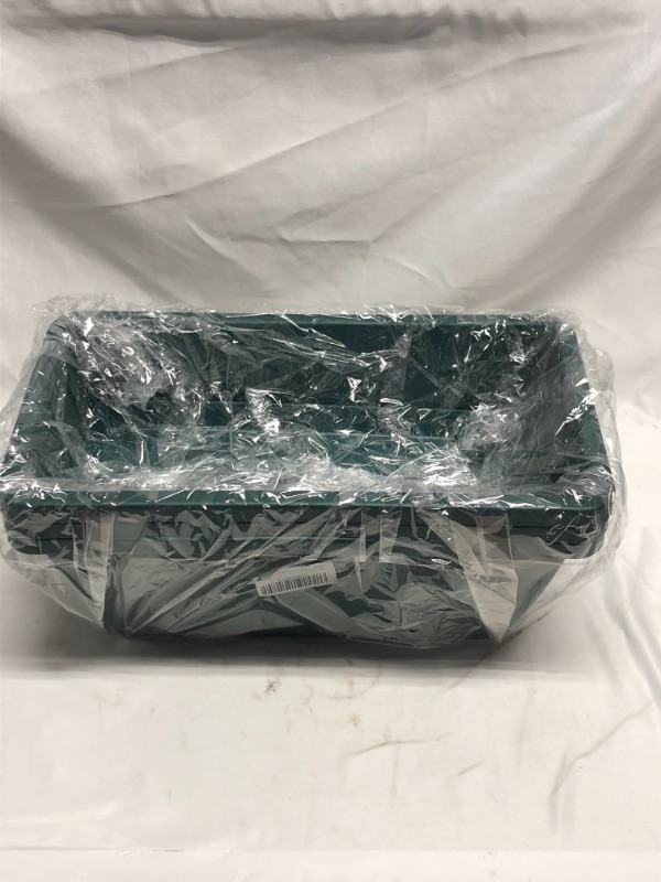 Photo 1 of 3 PACK 14 INCH PLANT PLANTERS DARK GREEN 