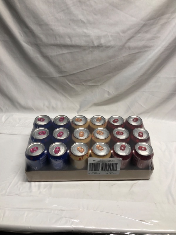 Photo 1 of 24 PACK BUBLY 12 OZ CANS BLUEBERRY/POMEGRANATE/CHERRY EXP 10/18/2021