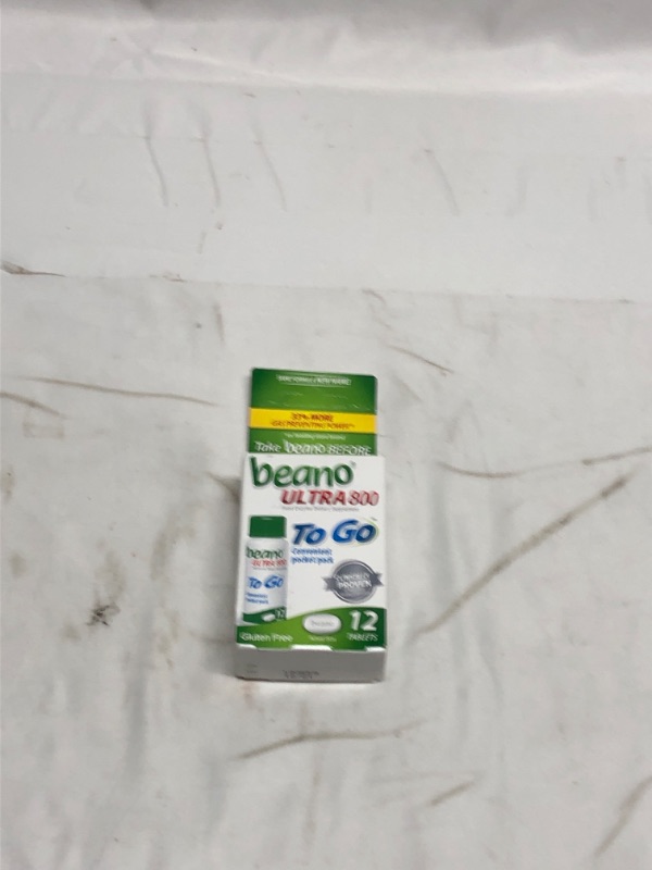 Photo 1 of 12 TABLETS BEANO ULTRA 800 EXP 12/21