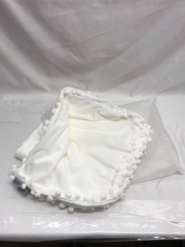 Photo 1 of 2 PACK WHITE PILLOW COVERS SIZE 24 INCH X 24 INCH 