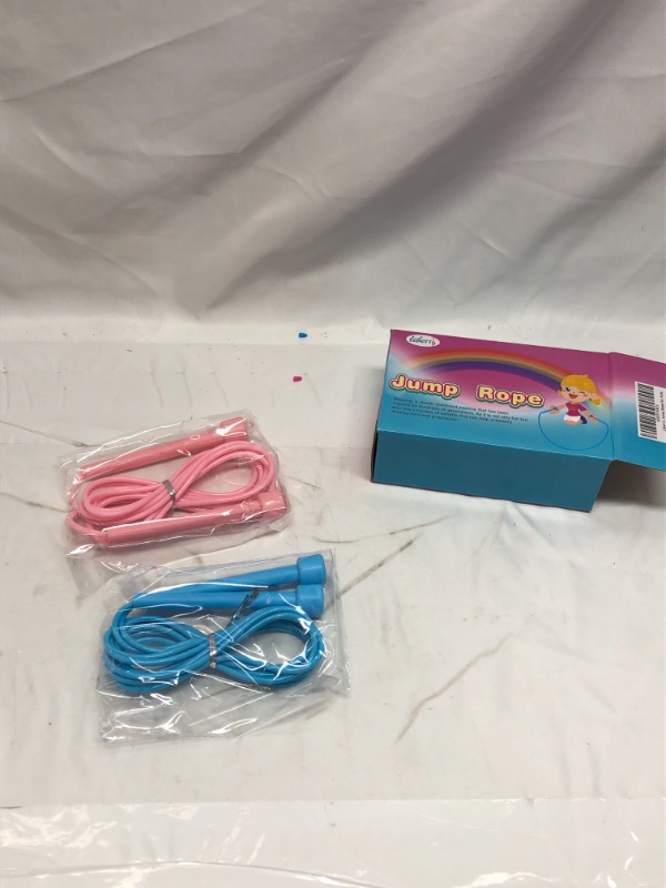 Photo 1 of 2 PACK PINK AND BLUE KIDS JUMP ROPE