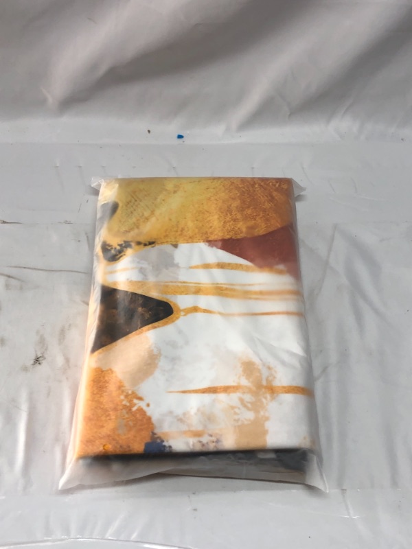 Photo 1 of BODY PILLOW COVER BLACK AND GOLD ABSTRACT