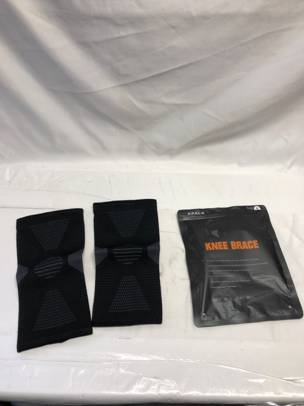 Photo 1 of 2 PACK BLACK KNEE BRACE SIZE SMALL