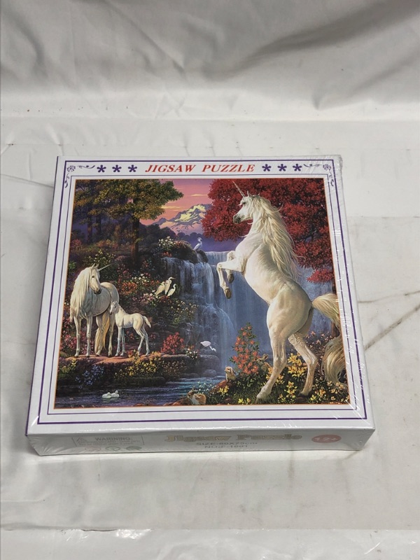 Photo 1 of 1000 PIECE JIGSAW UNICORN PUZZLE 