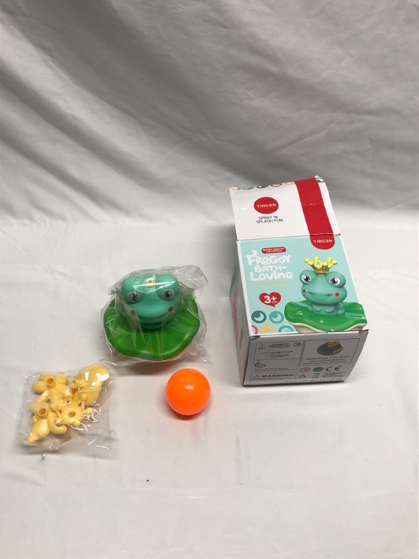 Photo 1 of KIDS BATH TOY FROG SPRAYER WITH MULTIPLE SPRAY UNITS 