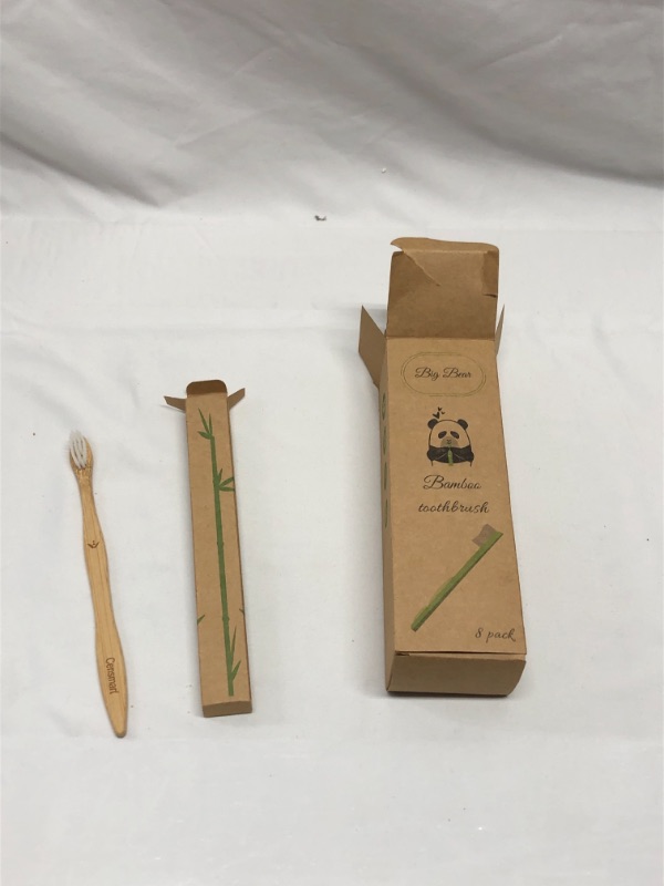 Photo 1 of 8 PACK BAMBOO TOOTHBRUSHES 