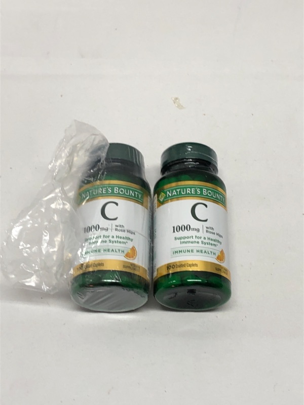 Photo 1 of 2 PACK VITAMIN C 1000MG 100 CAPLETS PER BOTTLE 