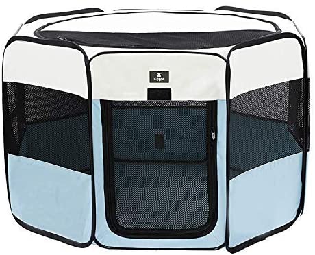 Photo 1 of X-ZONE PET Portable Foldable Pet Dog Cat Playpen Crates Kennel/Premium 600D Oxford Cloth