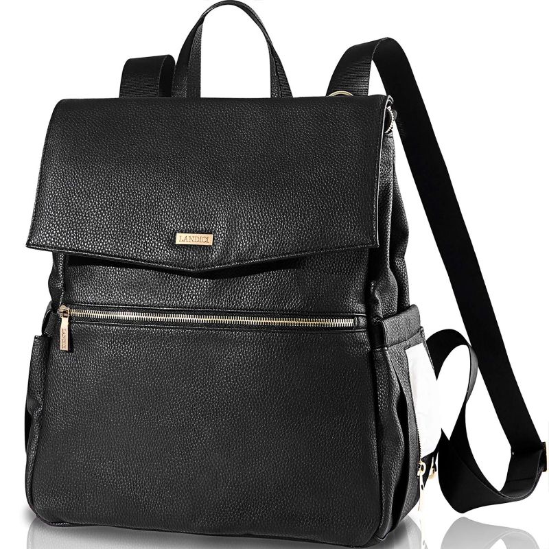 Photo 1 of Landici Leather Diaper Bag Backpack for Mom and Lady