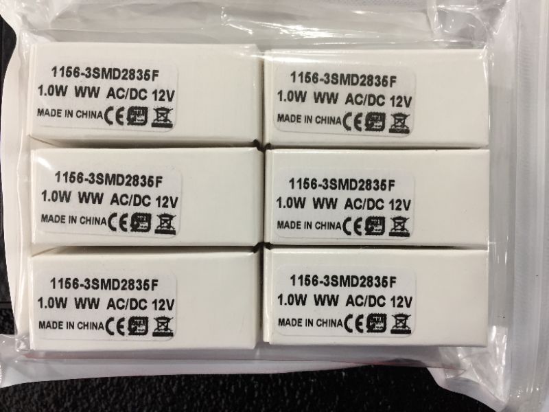 Photo 2 of 1156-3smd2835f 1.0w ww ac/dc 12v