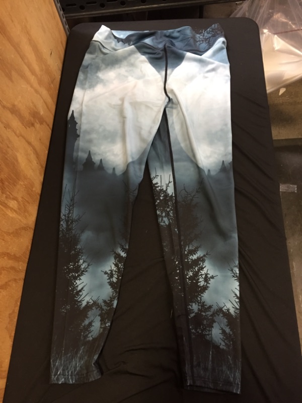 Photo 1 of Generic High Waisted Moon Themed Leggings. 2XL