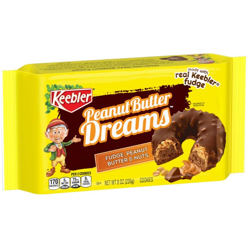 Photo 1 of Keebler Fudge Shoppe® Jif Peanut Butter Cookies, 8 Ounce . Pack of 3. v Best By May 2021