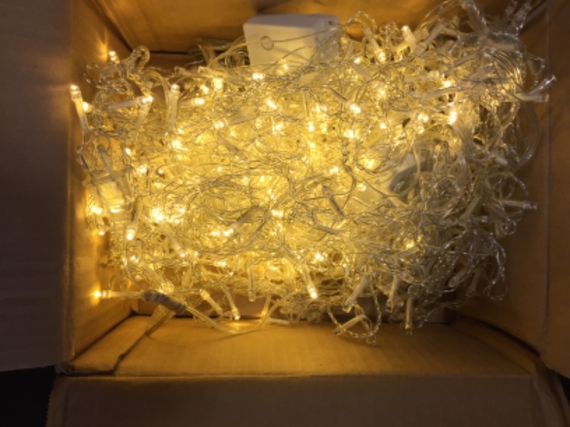 Photo 1 of LED FAIRY STRING LIGHTS 8-PROGRAMS, ROUGHLY 100 FEET (2 SETS)