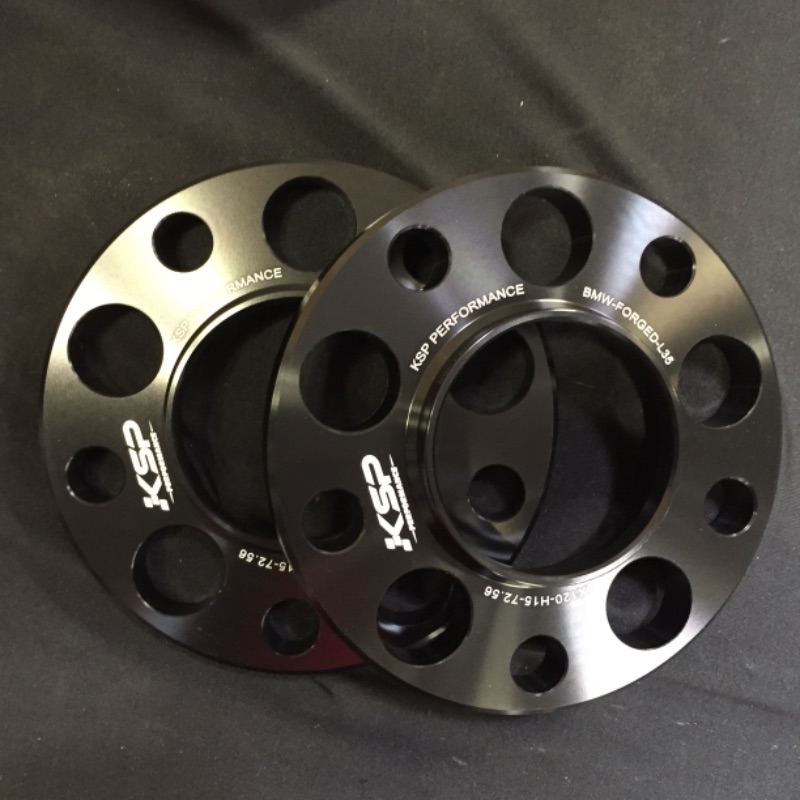 Photo 2 of 2 Pcs Forged Aluminum 6061 T6 Hub Centric 30mm Wheel Spacers Adapters W / BOLTS