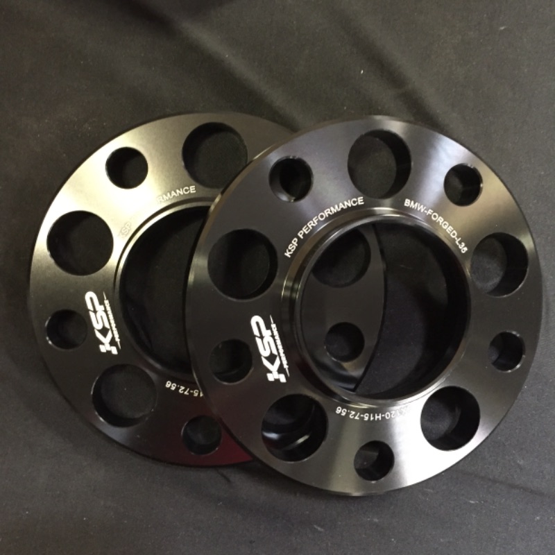 Photo 1 of 2 Pcs Forged Aluminum 6061 T6 Hub Centric 30mm Wheel Spacers Adapters W / BOLTS