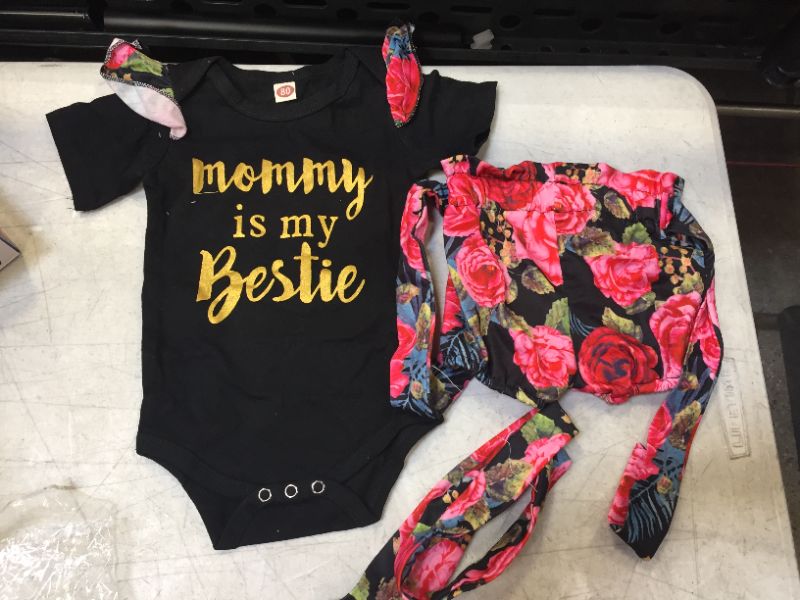 Photo 1 of "MOMMY IS MY BESTIE" ONESIE OUTFIT- 6-12 MONTHS