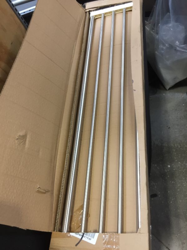 Photo 1 of Baoyouni Closet Tension Shelf and Rod