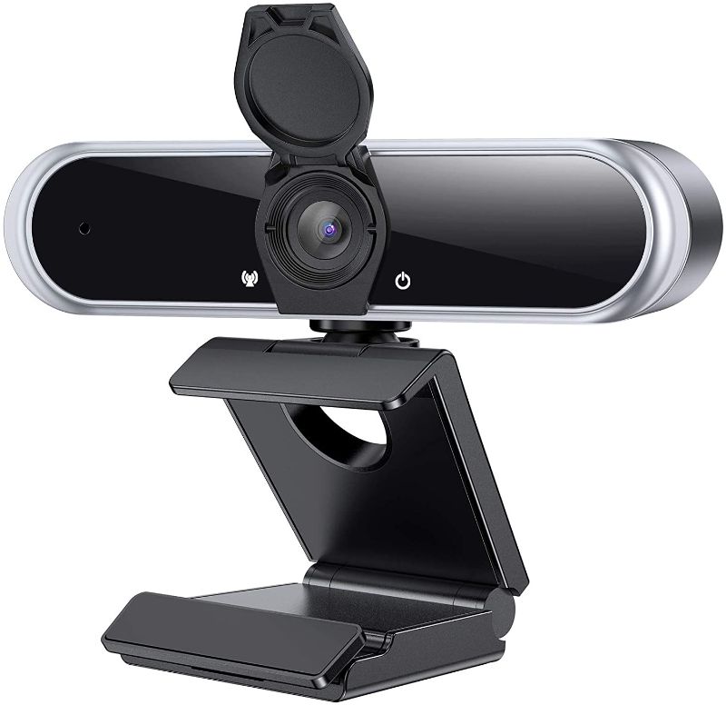 Photo 1 of BELONGME Webcam with Microphone, 1080P HD Streaming USB Computer Webcam [Plug and Play] [30fps] for Laptop/Desktop Mac, PC Video Conferencing/Calling/Gaming, Skype/Zoom/Facetime
