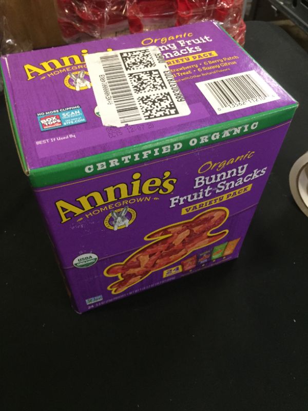 Photo 2 of Annie's Organic Bunny Fruit Snacks, Variety Pack, 24 ct, 19.2 oz EXP 9/2021