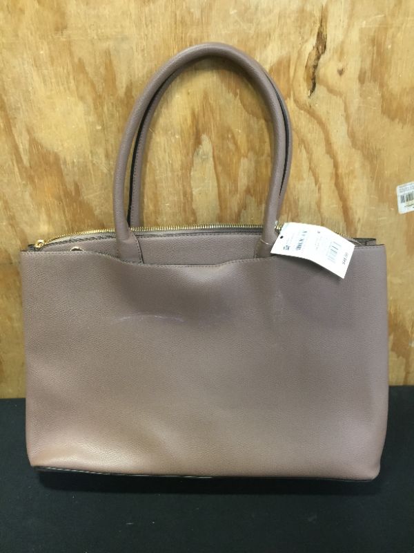 Photo 1 of a new day handbag tote -taupe -----------dirt on item 