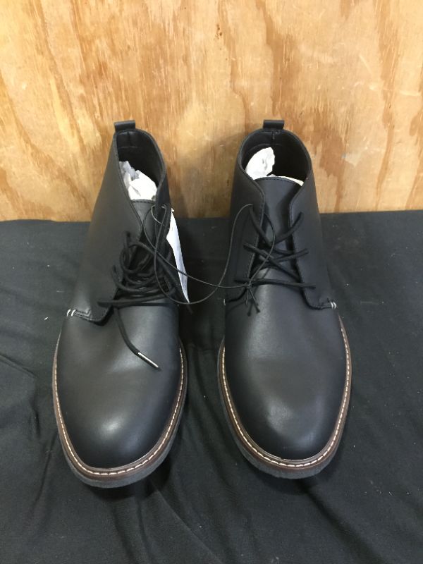 Photo 1 of mens black dress shoes size 13 