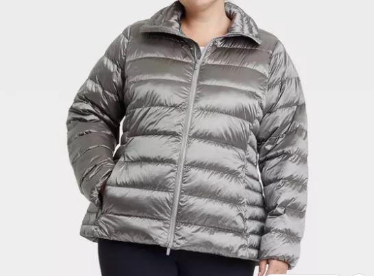 Photo 1 of  Women's Packable Down Puffer Jacket - All in Motion Silver XXL