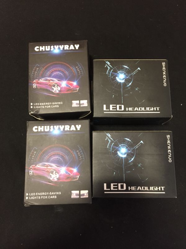 Photo 1 of 4 pk of headlight assortment 