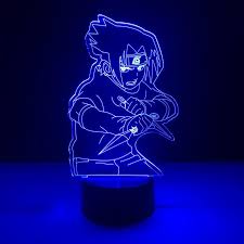 Photo 1 of 3D Illusion Lamp Naruto Uzumaki Naruto Hatake Kakashi Haruno Sakura Uchiha Sasuke 3D Light Anime Naruto Figure LED Night Lamp for Child Gift