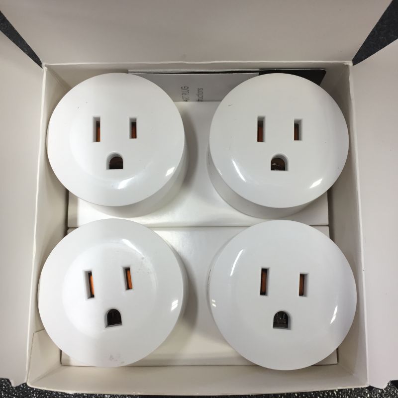 Photo 2 of Smart Outlet No Hub Required WiFi Plug Works with Amazon Alexa Google Home IFTTT 4 Pack