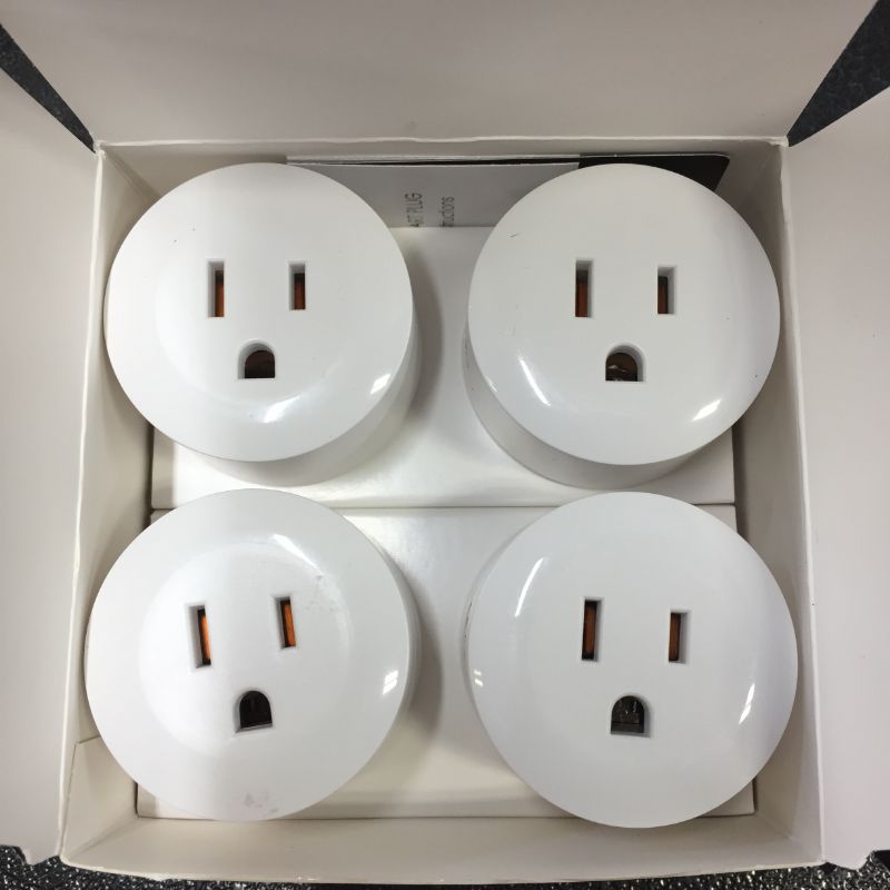 Photo 1 of Smart Outlet No Hub Required WiFi Plug Works with Amazon Alexa Google Home IFTTT 4 Pack