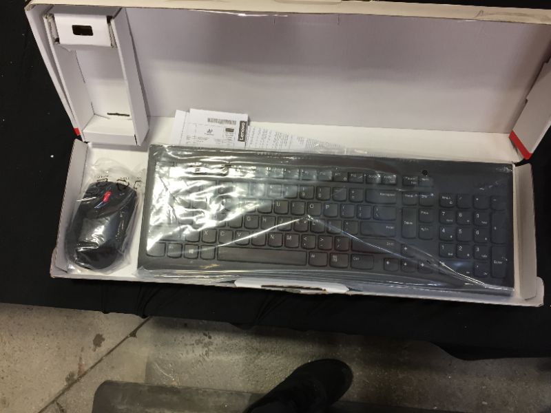 Photo 1 of lenovo wireless keyboard and mouse 