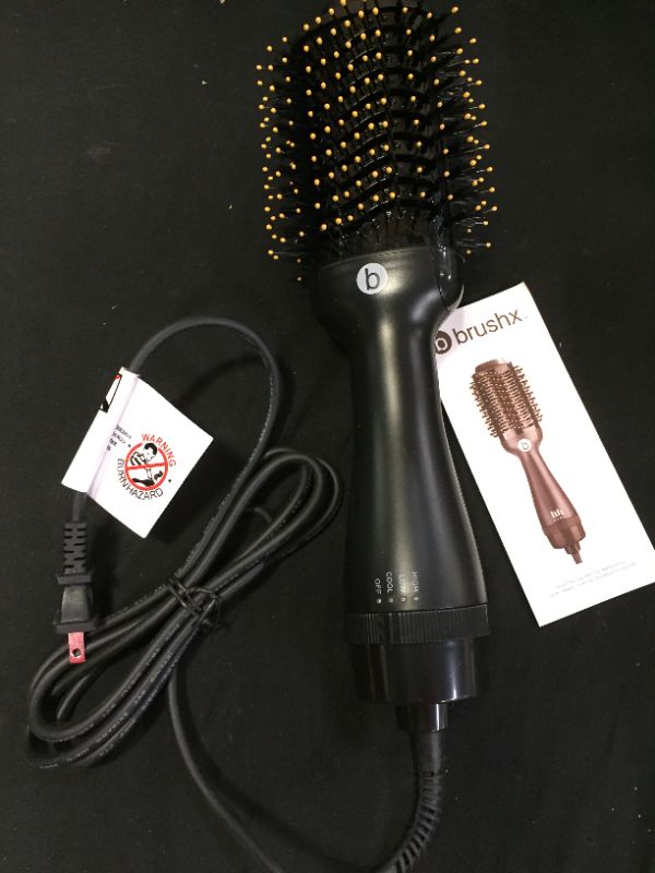 Photo 1 of  BrushX - Yellow One-Step Hair Dryer and Volumnizer