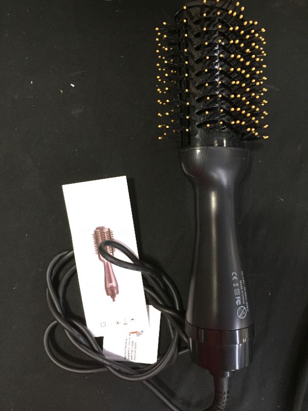 Photo 1 of  BrushX - Black One-Step Hair Dryer and Volumnizer