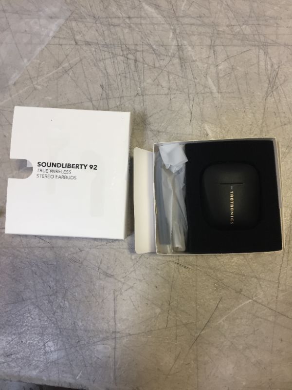 Photo 2 of Barcode for Wireless Earbuds, TaoTronics SoundLiberty 92 Bluetooth 5.0 Earbuds with Charging Case Hi-Fi Stereo TWS True Wireless Earbuds with Mic Smart Touch Control IPX8 30H Playtime Wireless Earphones