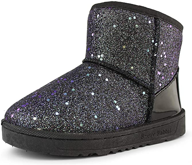 Photo 1 of Hawkwell Baby Girls Cotton Lining Glitter Warm Winter Snow Boots (Toddler/Little Kids)