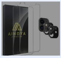 Photo 1 of aniya tempered glass screen protector for oneplus 9 with case