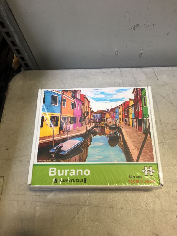 Photo 2 of 1000 Pieces Jigsaw Puzzles for Adults and Teens | Burano Italy | Cities of The World Collection | Premium Non-Toxic
(FCATORY SEALED)