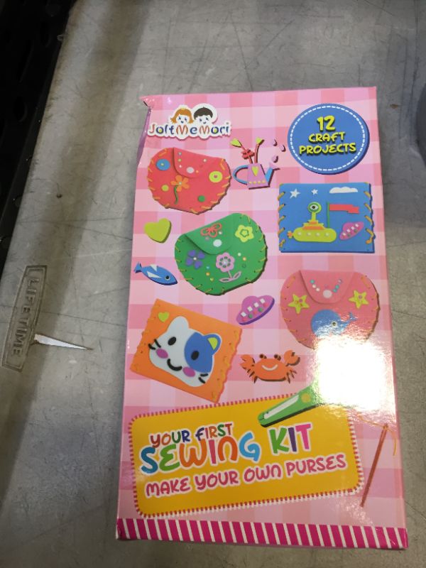 Photo 2 of JoltMemori Sewing Crafts Kits for Kids Beginners- 12 Cartoon Wallet Fun DIY Crafts Projects for Kids Girls Great Gift for Girls
