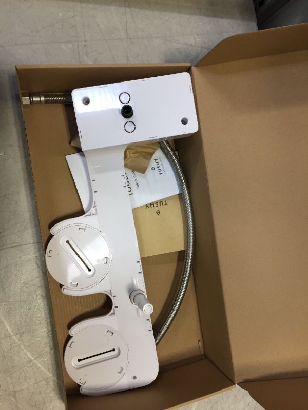 Photo 1 of TUSHY Classic 3.0 Bidet Toilet Seat Attachment - A Non-Electric Self Cleaning Water Sprayer with Adjustable Water Pressure Nozzle, Angle Control & Easy Home Installation (Bamboo)
(FACTORY SEALED) (opened TO TAKE PHOTOS)