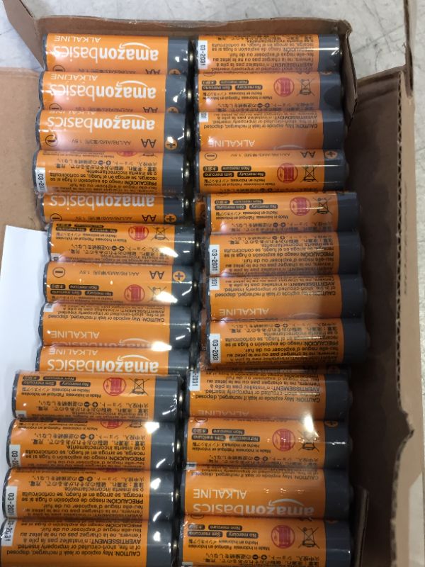 Photo 2 of AA Performance Alkaline Batteries [Pack of 48] - Packaging May Vary
