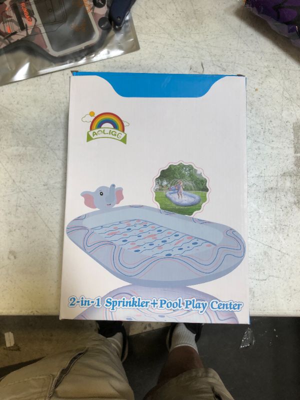 Photo 1 of Kids inflatable elephant sprinkler 