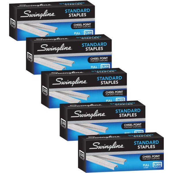 Photo 1 of Swingline Standard Chisel Point Staples 10/pk, (10 boxes of 5,000 staples)
