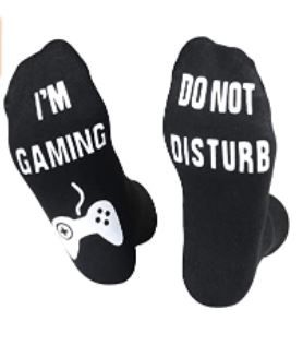 Photo 1 of 3 PAIRS - Do Not Disturb I'M Gaming Socks, Teenage Gifts Idea Teens Stocking Stuffers Gamer Sock Gifts for Boys Mens Dad Father
