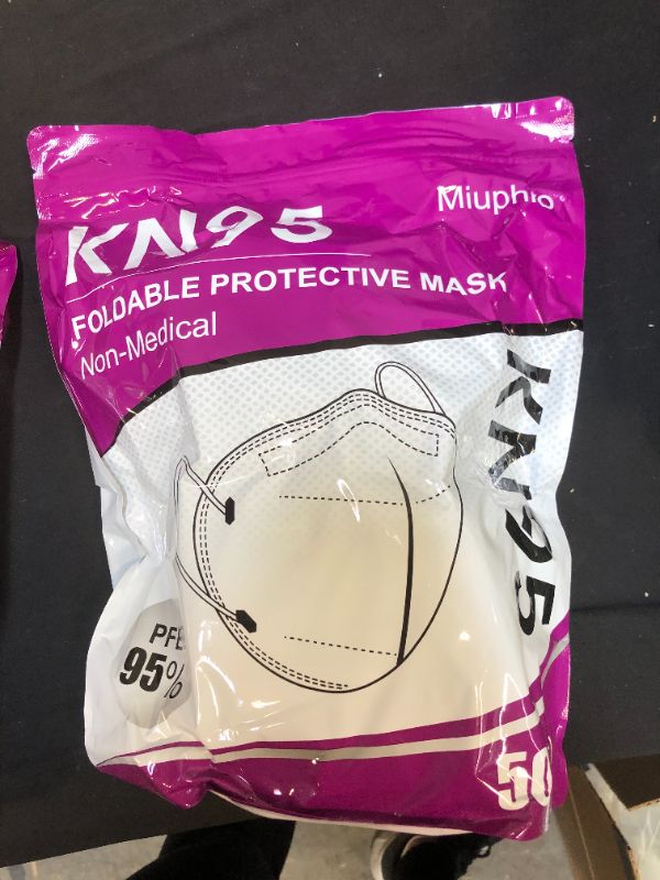 Photo 2 of Miuphro KN95 Face Mask, 5-Layer Design Cup Dust Safety KN95 Masks 50 Pack, Pink