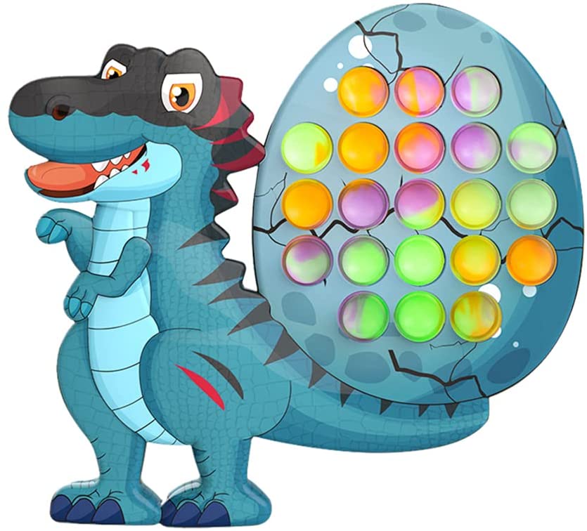 Photo 1 of  3PACK - Eavotoy Easter Pop Fidget Toys Dinosaur Eggs Fidget Sensory Toys for Kids Girls Boys Stress Relief Easter Basket Stuffers Gifts Party Favors