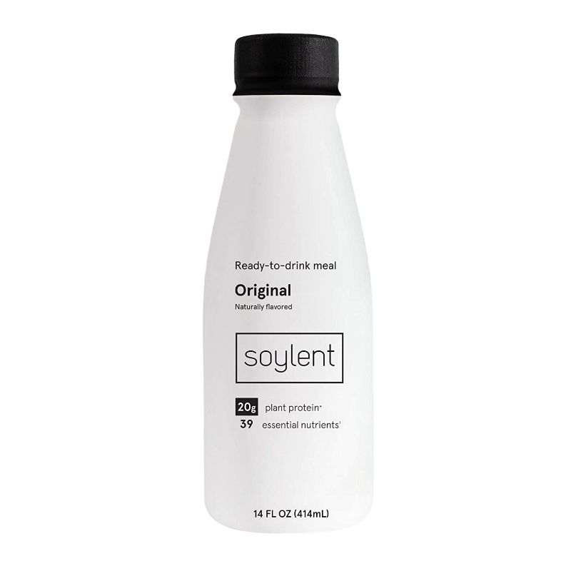 Photo 1 of 12 PACK Soylent Original Plant Protein Meal Replacement Shake, 14 fl oz, Single Bottle
EXP MAR 2022