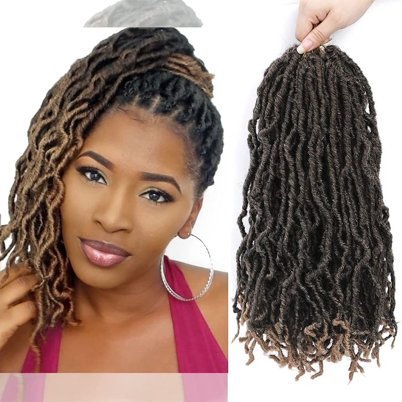 Photo 1 of Faux Locs Crochet Hair 10inch 8packs Soft Locs For Butterfly Style Crochet Locs New Goddess Locs Crochet Hair For Black Women(1B/27)
