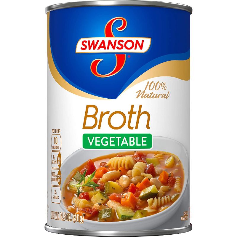 Photo 1 of 12 pack Swanson Vegetable Broth, 14.5 oz. Can
best by 05/04/2022